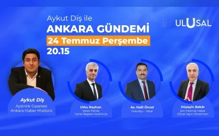 Genel Yayın Yönetmenimiz Hüseyin Bekâr, Ulusal Kanal'da Gündemin Öne Çıkan Başlıklarını Değerlendirecek